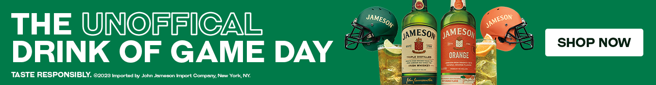 Jameson: The Unofficial Drink of Game Day. Shop Now.